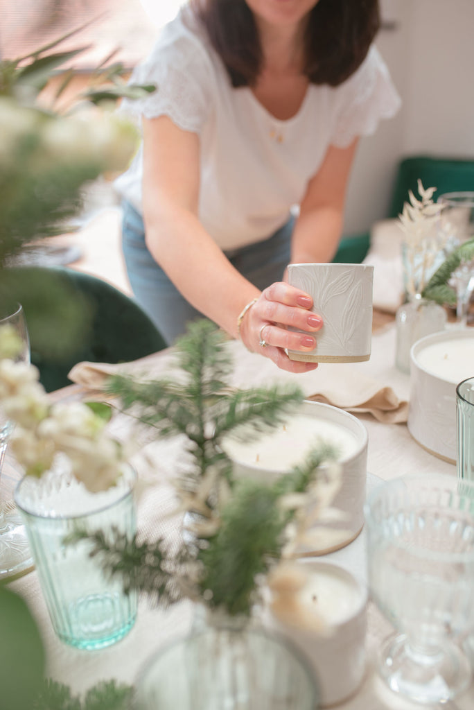 Christmas table styling with Olivetreehome Candle House
