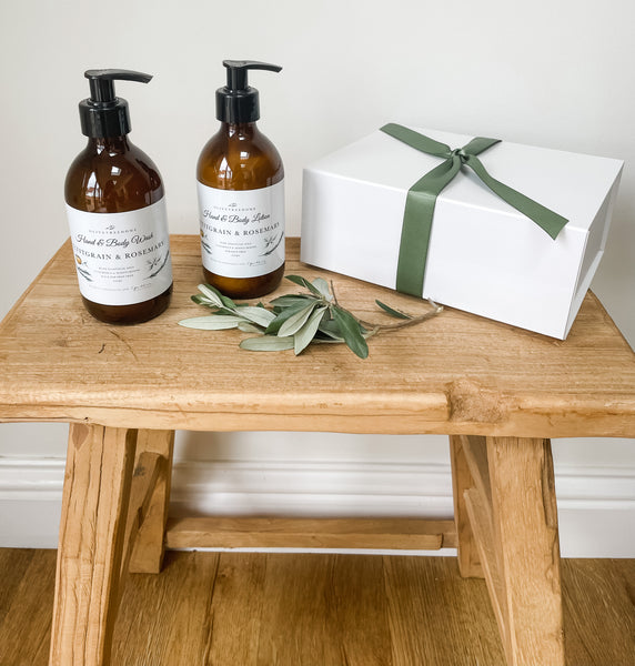 Hand & Body Wash and Lotion Duo in Luxury Gift Box
